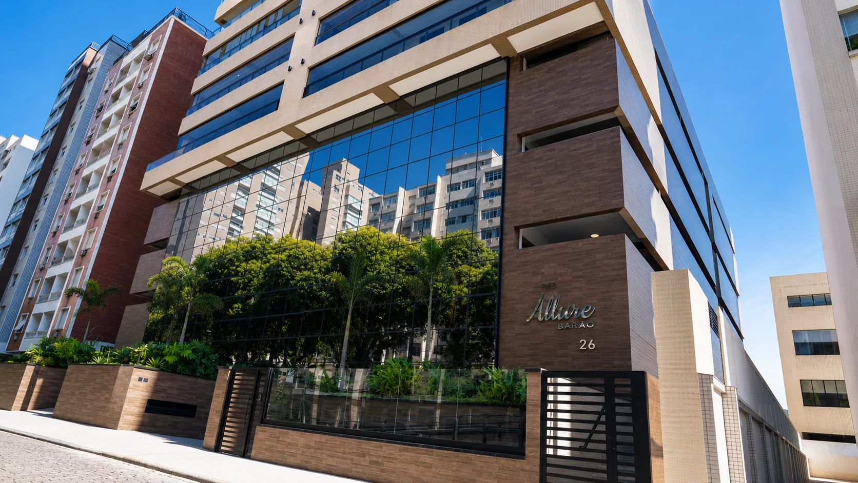 Allure Barão pronto, fachada e lazer entregues