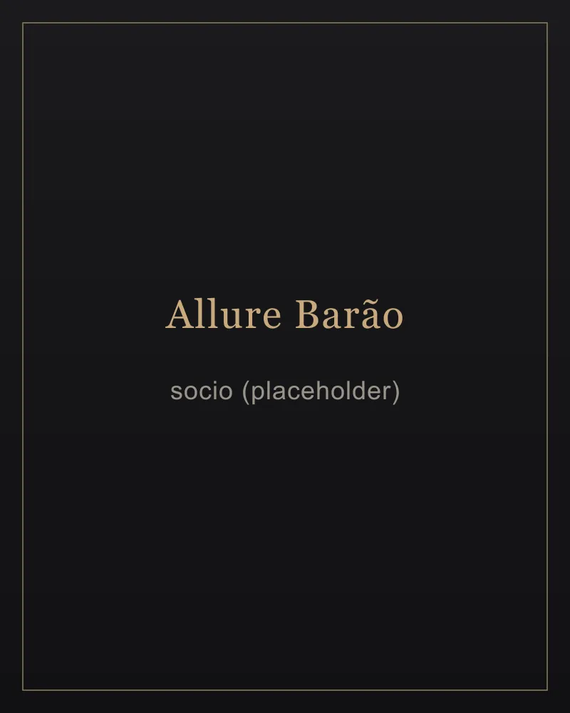 Sócio da Construtora Bertoldo, morador do Allure Barão
